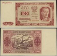 100 złotych 1.07.1948, seria DM, numeracja 28070