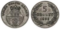 5 groszy 1835, Wiedeń, Bitkin 3, Kop. 7857 (R1),