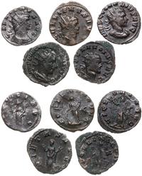 zestaw 10 monet, w skład zestawu wchodzą antonin