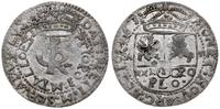 złotówka (tymf) FAŁSZERSTWO z epoki 1663, zachow