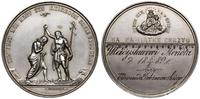 medal - pamiątka chrztu 1889, medal chrzcielny z