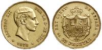 Hiszpania, 25 pesetas, 1878