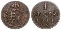 Polska, 1 grosz, 1811 IS