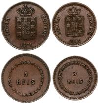 zestaw 2 monet 1871, W skład zestawu wchodzą: 3 