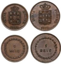 Indie Portugalskie, zestaw 2 monet, 1871