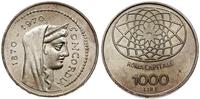 1000 lirów 1970 R, Rzym, 100. rocznica ustanowie