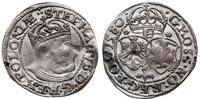 grosz 1580, Olkusz, Aw: Głowa króla w prawo, wok