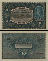 10 marek polskich 23.08.1919, seria II-AH, numer