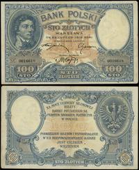 100 złotych 28.02.1919, seria C, numeracja 00166