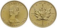 20 dolarów 1989, Liść Klonowy, złoto 15.58 g, pr