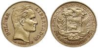 20 bolivarów 1904, Simon Bolivar, złoto 6.43 g, 