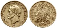20 marek 1872 E, Muldenhütten, złoto 7.93 g, AKS