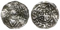 denar 1009-1024, Popiersie króla w prawo / Krzyż