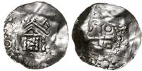 denar 1005-1046, Kaplica z kolumnami i klinami w