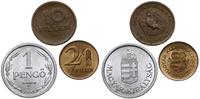lot 3 monet, 1 pengo 1941, 10 fillerów 1946 oraz