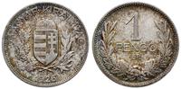 1 pengö 1926, Budapeszt, srebro, kolorowa patyna