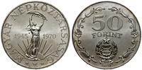 50 forintów 1970 BP, Budapeszt, 25. lecie Węgier