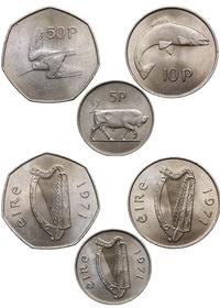 zestaw 6 monet 1971, W skład zestawu wchodzi: 1 
