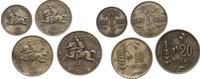 zestaw 4 monet 1925, w skład zestawu wchodzą: 1 