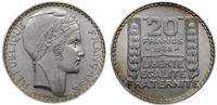 20 franków 1938, Paryż, srebro próby '680', mone