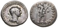 denar 114-117, Rzym, Aw: Głowa cesarza w wieńcu 