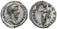 denar 169-170, Rzym, Aw: Głowa cesarza w wieńcu 