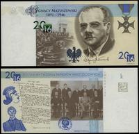banknot testowy PWPW - Ignacy Matuszewski (1891-