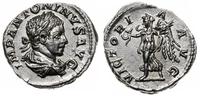 denar 219-220, Rzym, Aw: Głowa cesarza w wieńcu 