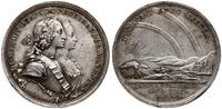 Niemcy, medal ślubny, 1747