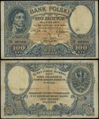 100 złotych 28.02.1919, seria B, numeracja 95718