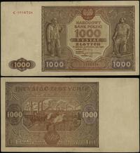 1.000 złotych 15.01.1946, seria C, numeracja 101