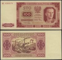 100 złotych 1.07.1948, seria KE, numeracja 62831