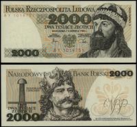 2.000 złotych 1.06.1982, seria BY, numeracja 101