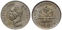 10 centimes 1906, miedzionikiel, KM 54