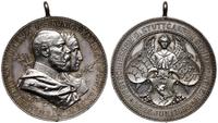 Niemcy, medal z okazji jubileuszu 25 lecia pary książęcej i festynu Strzeleckiego w Stuttgarcie, 1889