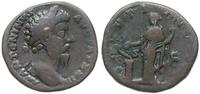 sestercja 168-169, Rzym, Aw: Głowa Marka Aureliu
