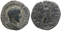 sestercja 243-244, Rzym, Aw: Popiersie cesarza w