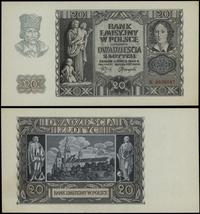 20 złotych 1.03.1940, seria K, numeracja 0426047