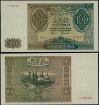 100 złotych 1.08.1941, seria D, numeracja 263222