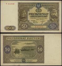 50 złotych 15.05.1946, seria N, numeracja 511244