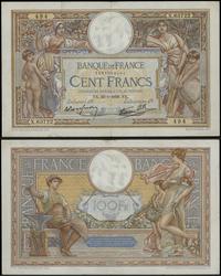 100 franków 26.01.1939, seria X 63722 / 494, num