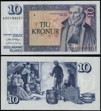 10 koron 29.03.1961, seria A, numeracja 00194021