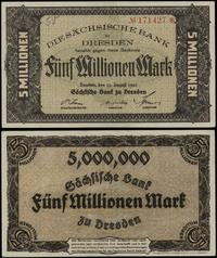 5 milionów marek 12.08.1923, numeracja 171427, z