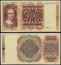 100 koron 1994, numeracja 6322195159, ugięte lew