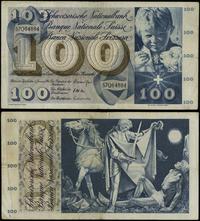 100 franków 1.01.1967, seria 57Q, numeracja 6488
