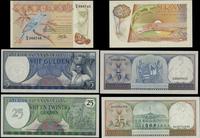 zestaw 3 banknotów, 2 1/2 guldena 1.11.1985, 5 g