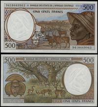 500 franków bez daty (1994), banknot dla Gabonu,