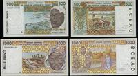 Afryka Zachodnia, 500 i 1.000 franków, bez daty (1994; 1995)