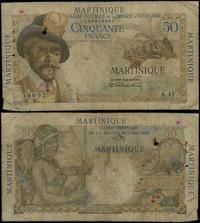 Martynika, 50 franków, bez daty (1947)