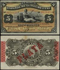 Kuba, 5 peso srebrem, 15.05.1896